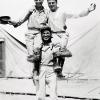 Ronald Colman (left) and Neil Hamilton (right) with Victor McLaglan.