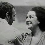 Jaime Aragall with Montserrat Caballe.