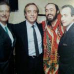 L to R:  Alfredo Kraus, Jaime Aragall, Luciano Pavarotti, Jose Carreras.
